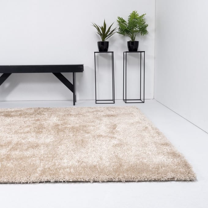 Vloerkleed Xilento Elegance Beige | 170 x 230 cm