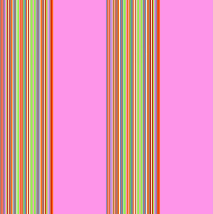 Bluuming Affairs - Kinderbehang- Behangpapier - Strepen - Kinderkamer - Lichtroze - 0,53 x 10,05 M.