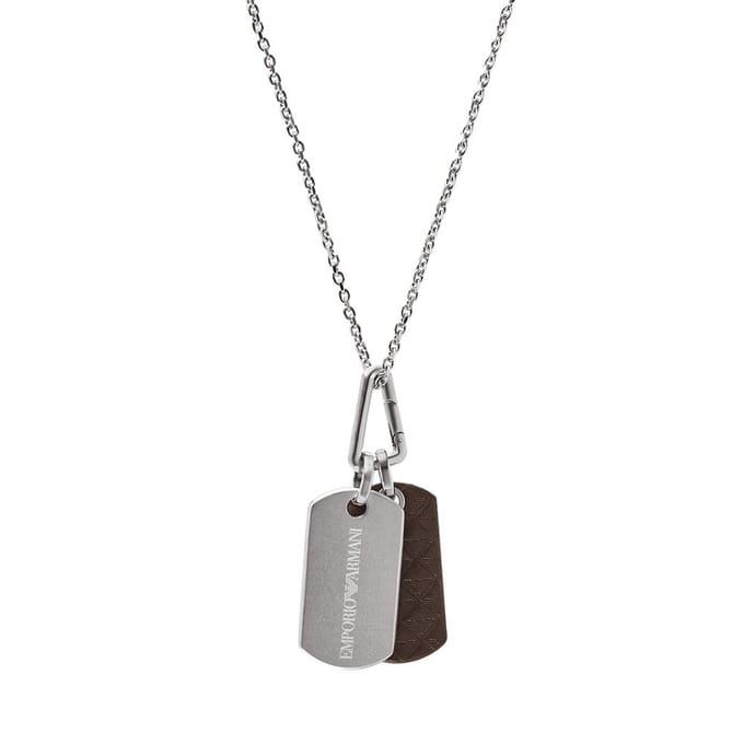 Emporio Armani heren ketting - Zilverkleurig