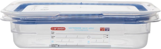 Araven Foodbox - Airtight Deksel - 1L8 - Transparant