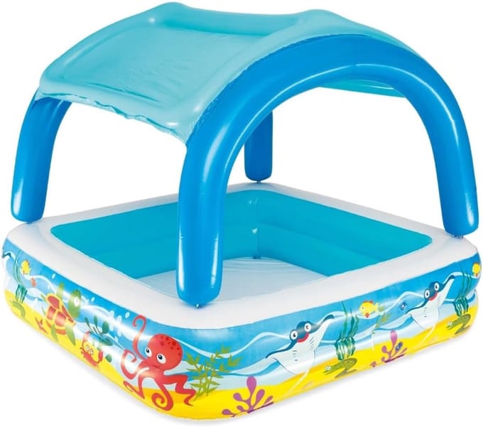 Opblaasbaar Kinderzwembad Besway - 140 x 140 x 114 cm