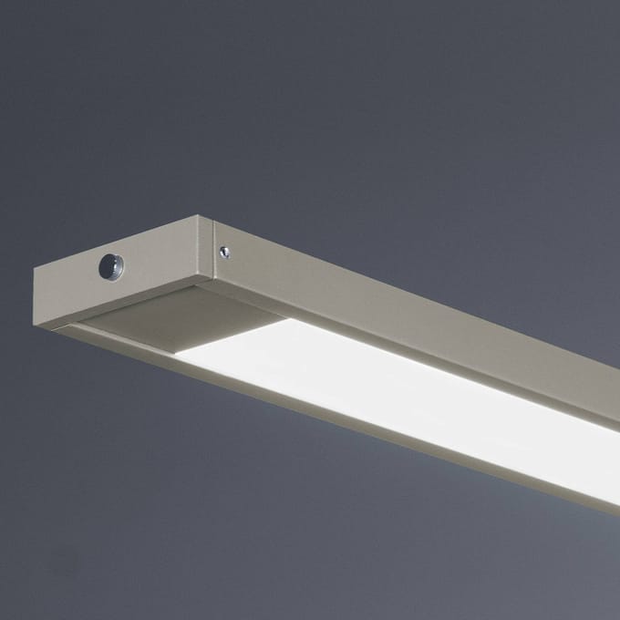 FISCHER & HONSEL LED hanglamp Marlo, zandkleurig, lengte 90 cm, CCT, touchdimmer