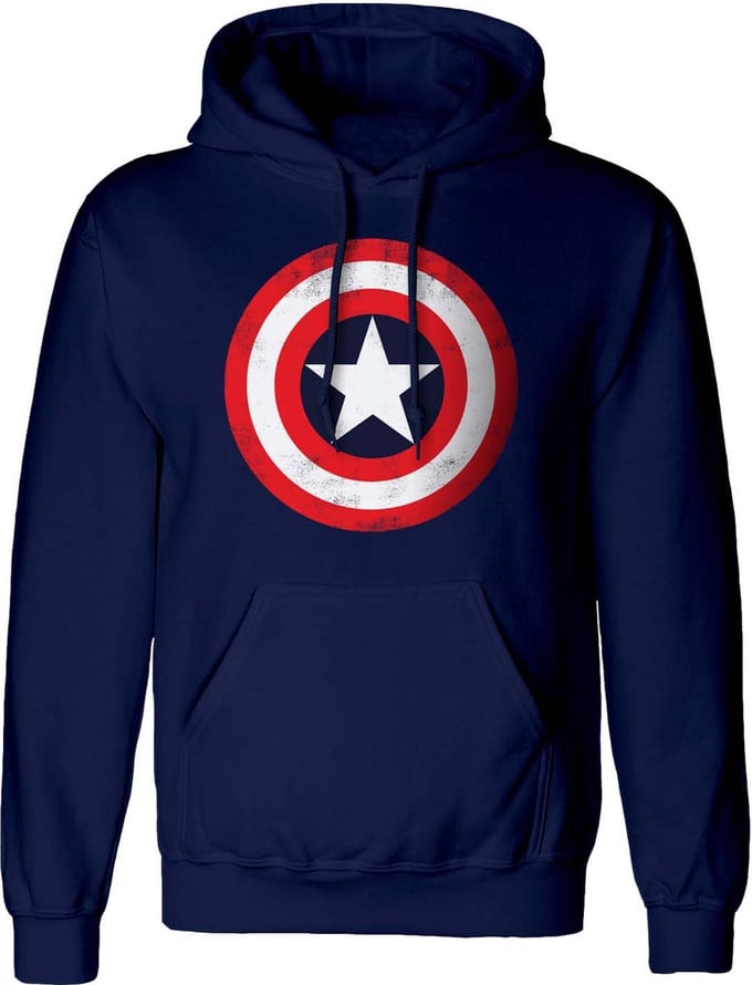Marvel Captain America Hoodie/trui -M- Shield Blauw
