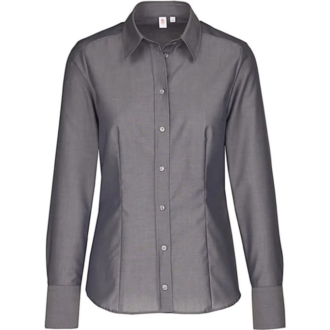 Dames lange mouwen button-down shirt Seidensticker Regular Fit Kent