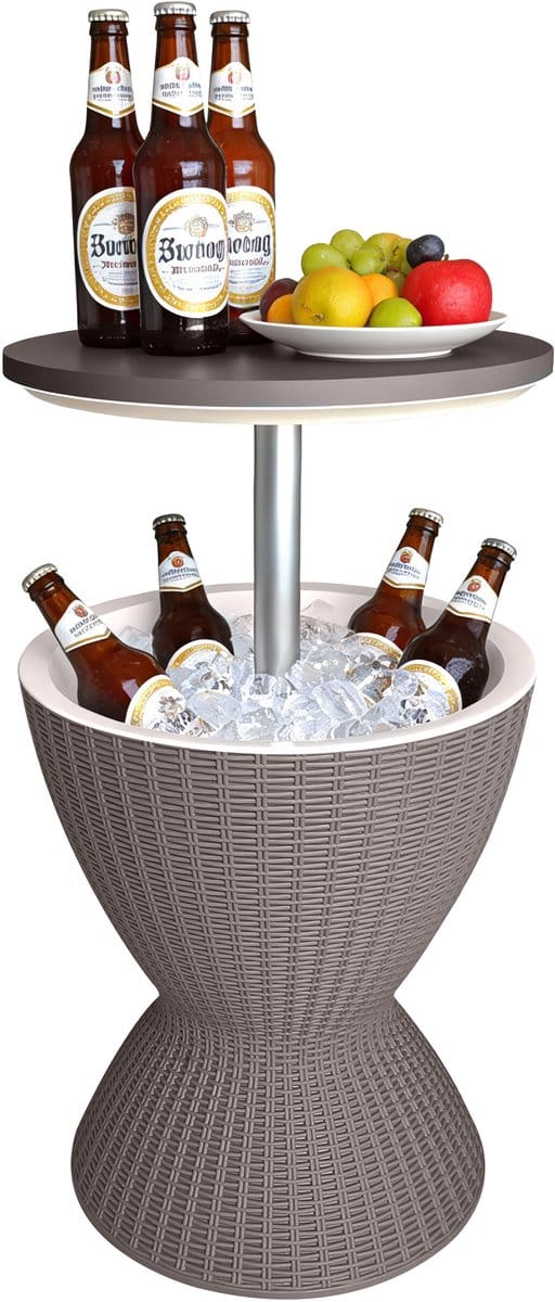 Bijzettafel - met koelfunctie - 30 l - beige