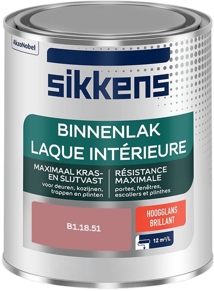 Sikkens - Binnenlak Hoogglans - B1.18.51 - Mengverf - 750 Ml