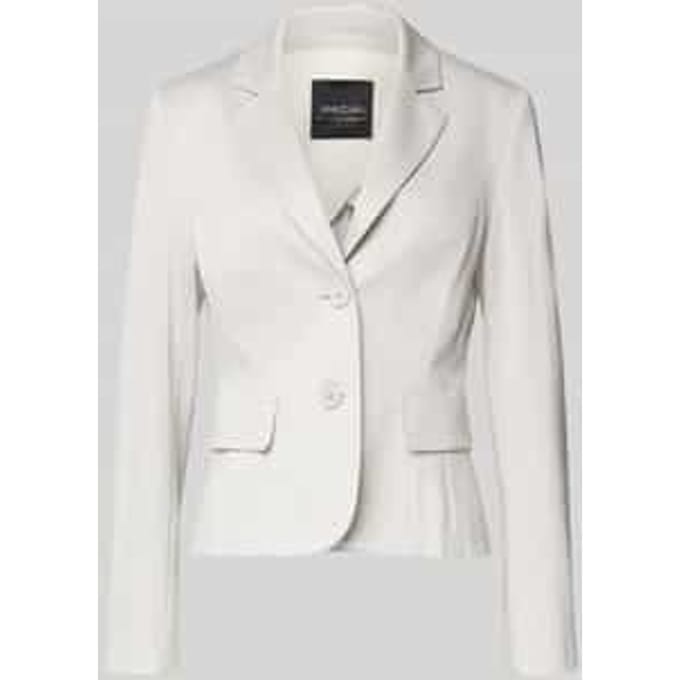 slim fit blazer met klepzakken