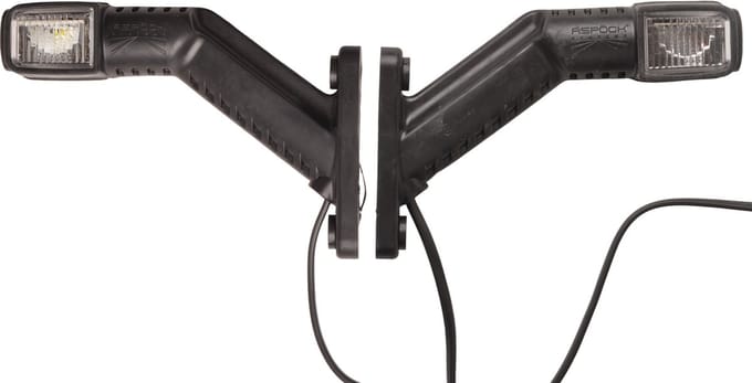 Aspock superpoint 4 - LED set - links & rechts - wit/oranje/rood - 100 cm