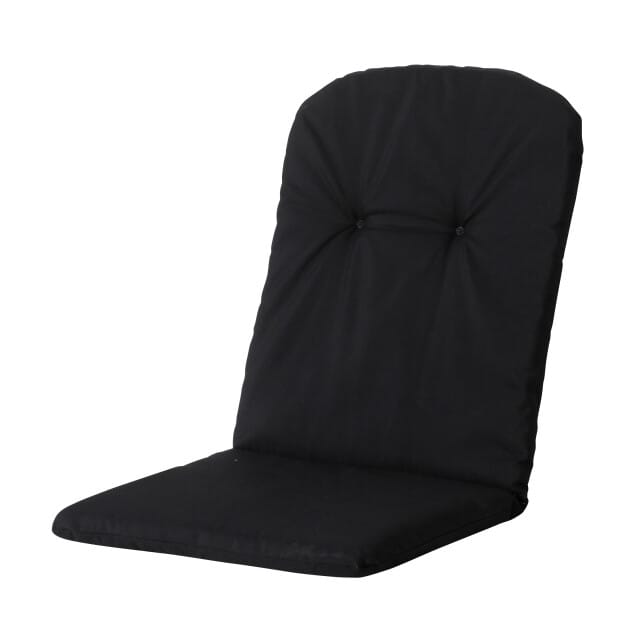 Madison - Kuipstoelkussen Hoge Rug Panama black - Ca. 96x45 cm - Set van 4