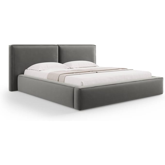 Bedframe Jodie met opbergruimte velvet 180 x 200 cm | Micadoni