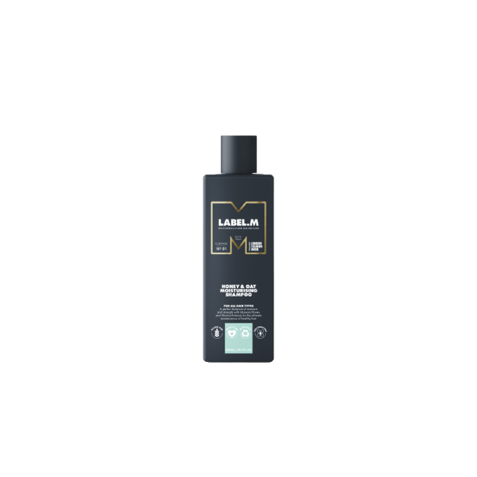 Label.M Honey & Oat Shampoo - 1000 ml- Normale shampoo - Voor Alle haartypes -