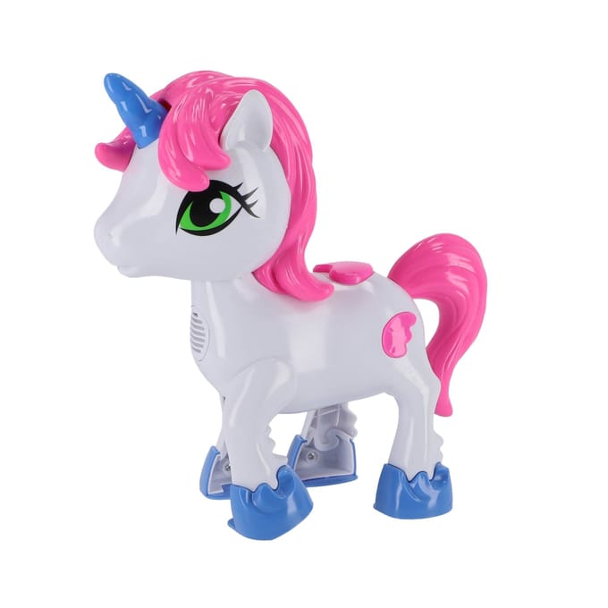 KiddyGo unicorn speelgoed met licht, geluid en talk back functie.