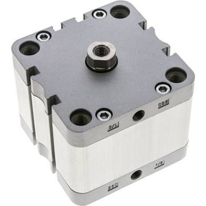 ISO 21287 Compacte Dubbelwerkende Cilinder 80-25mm - Magnetisch