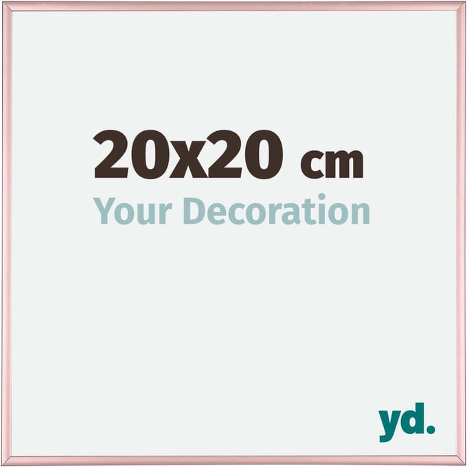 Your Decoration - Fotolijst 20x20 cm - Aluminium - Koper - Kent