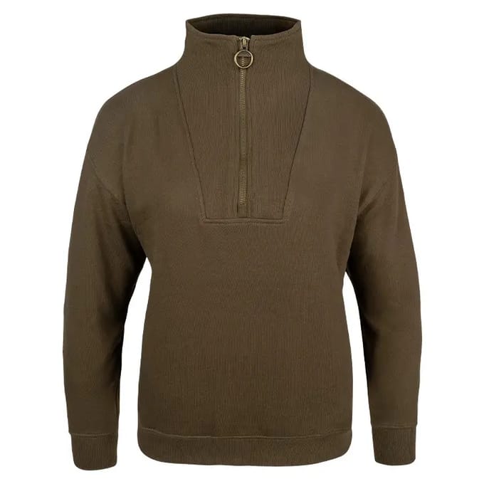 Dames sweatshirt met 1/2 rits Jack Pyke