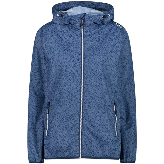 Cmp 31x7296 Rain Fix Hood Jas Blauw 2XL Vrouw