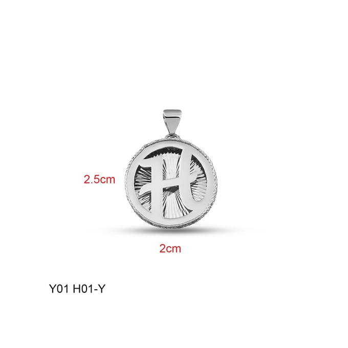 Letter hanger H rond