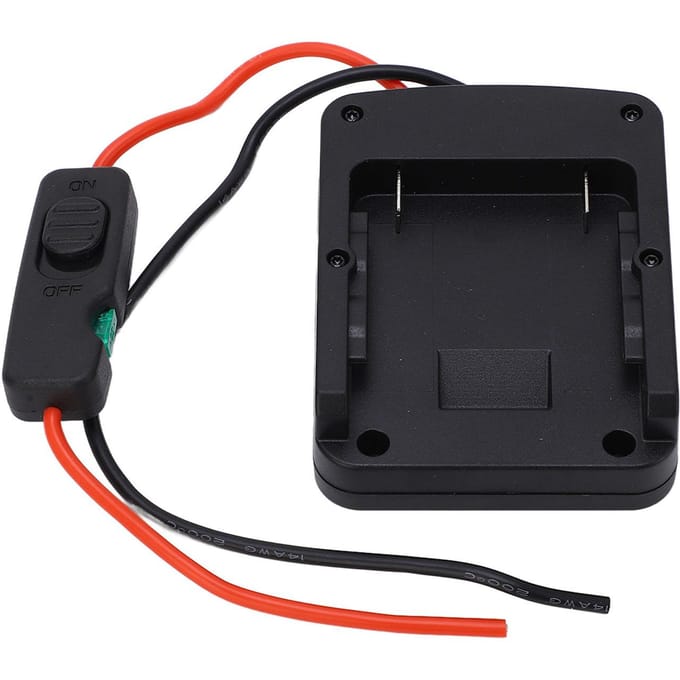 Batterijadapter Converter Dock Stroomconnector Conversiekit voor Bosch BAT Serie black