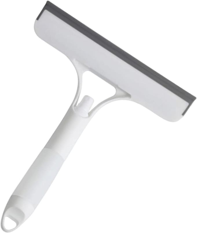 Douchewisser - Schoonmaak trekker - Ramen reinigen - Met sproeifunctie - 21.5 cm - Wit