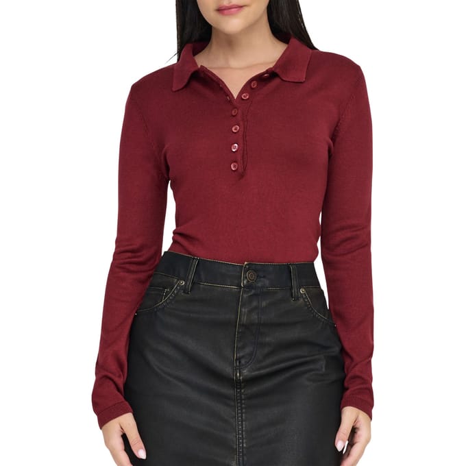 Polo Only Cathrine LS Knit Femmes