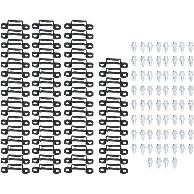 60 Sets Connecteur de Meuble 2 en 1 Dissimulé Attache à Boucle Coulissante pour Combinaison d'Armoire