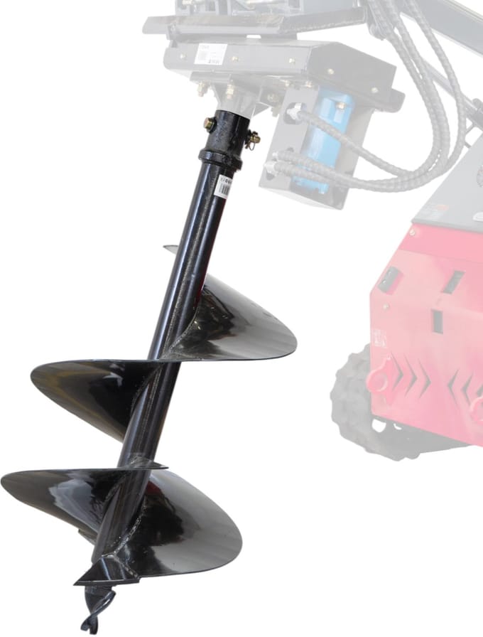 Grondboor 600 mm met lengte 1150 mm voor hydraulische boorhouder MLAC6 MW Tools MLAC11