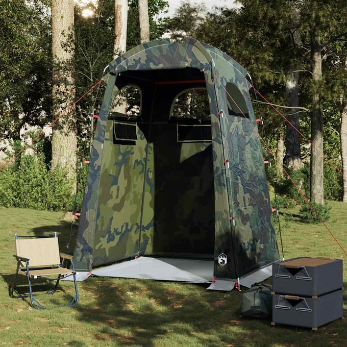 vidaXL - Douchetent - waterdicht - camouflage