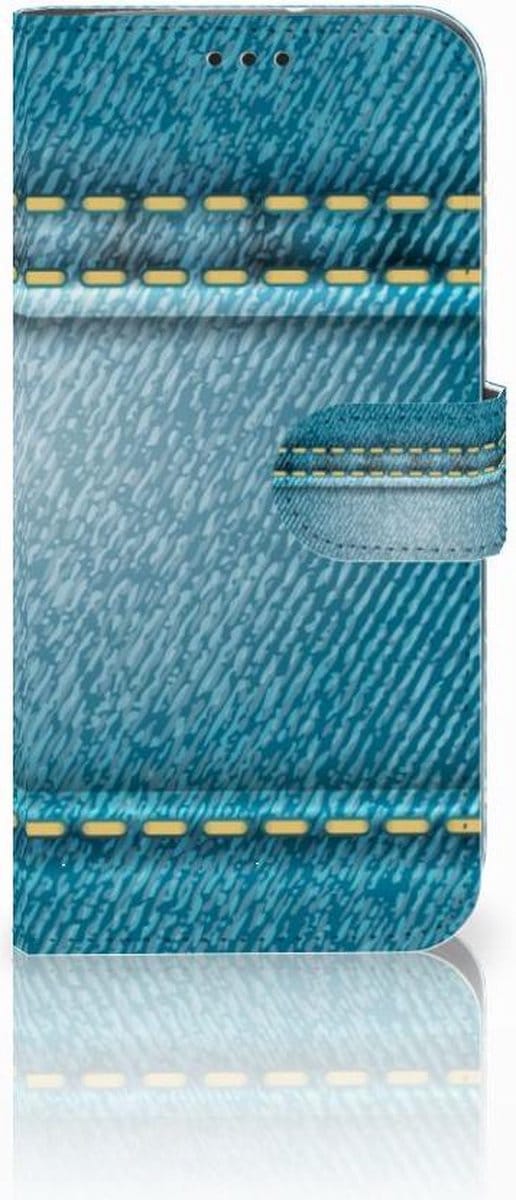 Motorola Moto G7 | G7 Plus Wallet Case met Pasjes Jeans