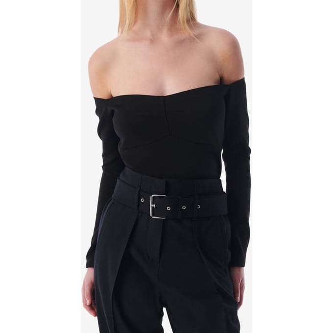 IRO Paris Fantine Top Black Größe: L | Longsleeves Outlet | Damen | Schwarz