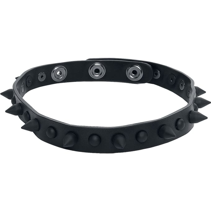 Rock Rebel by EMP - Rock Choker - Black Studs - voor Vrouwen - zwart