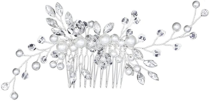 vrouwen parel sieraden haaraccessoires bruid bruidskam bruiloft elegante hoofdtooi