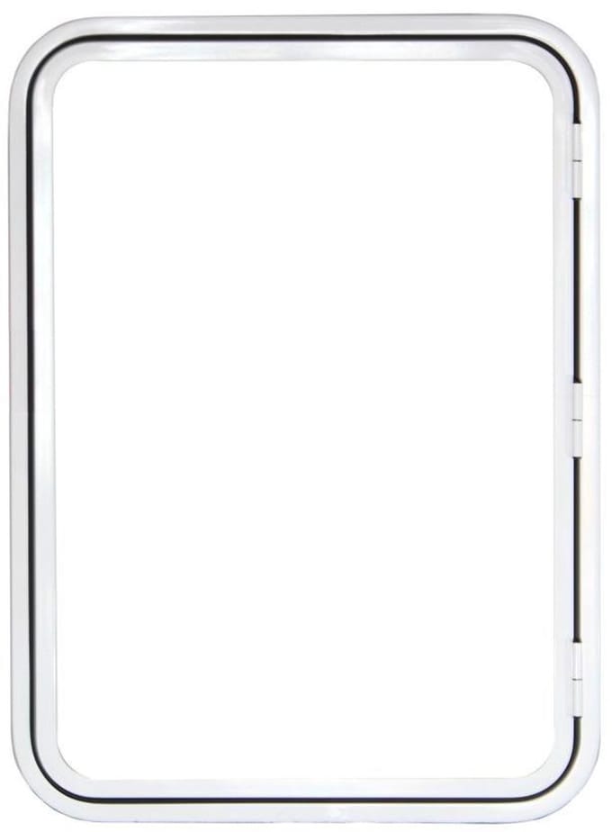 Serviceluik 650x900mm wit - rechts, met paneel pp