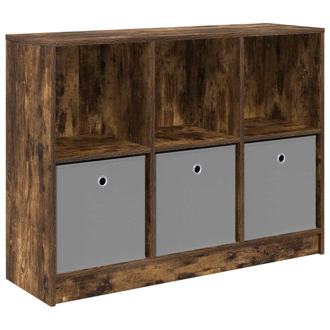 vidaXL - Dressoir - Rook - Eiken - 102 - x - 32 - x - 73,5 - cm