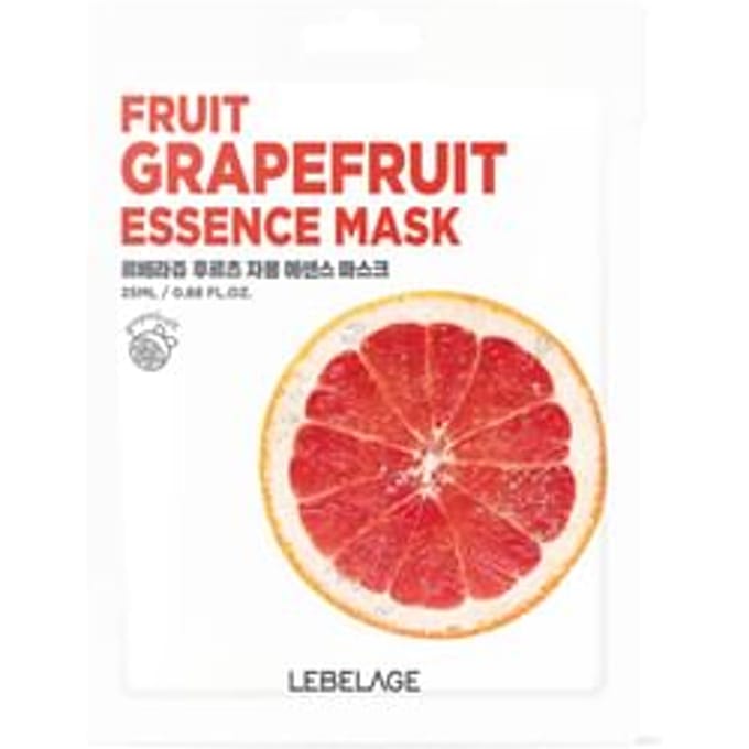 Lebelage 12 Kinds Fruit Essence Mask 25ml (42 Opties) Grapefruit10PCS beige