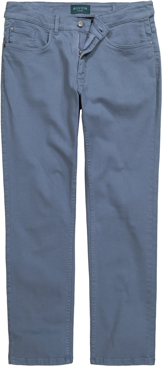 Boston Park - Heren - Jeans 5-pocket Regular Fit elastische band - Blauw - Maat 60