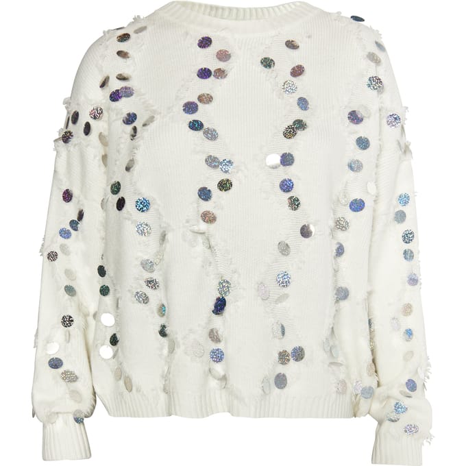 IZIA Jumper Dames wolwit