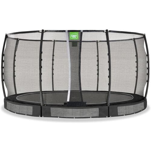 EXIT Allure Premium Trampoline ø427cm - Inground - Ingraaftrampoline - Rond - Voor Kinderen - Zwart