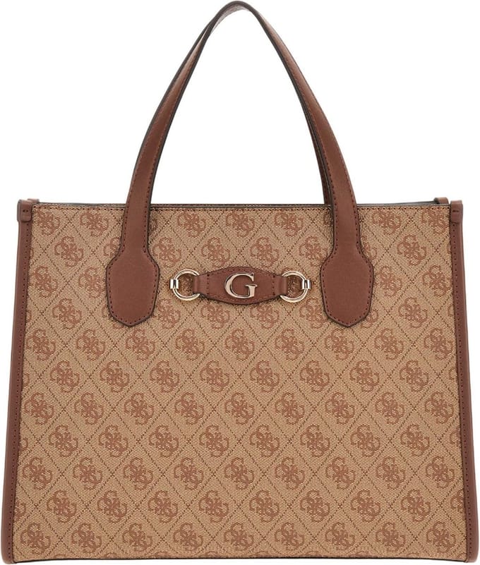 GUESS Schoudertas Ever Mini Convertible X Latte Logo / Brown Lichtbruin