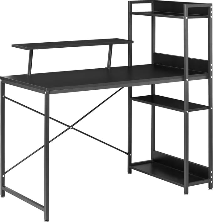 BILOXY - Bureau - Zwart - MDF
