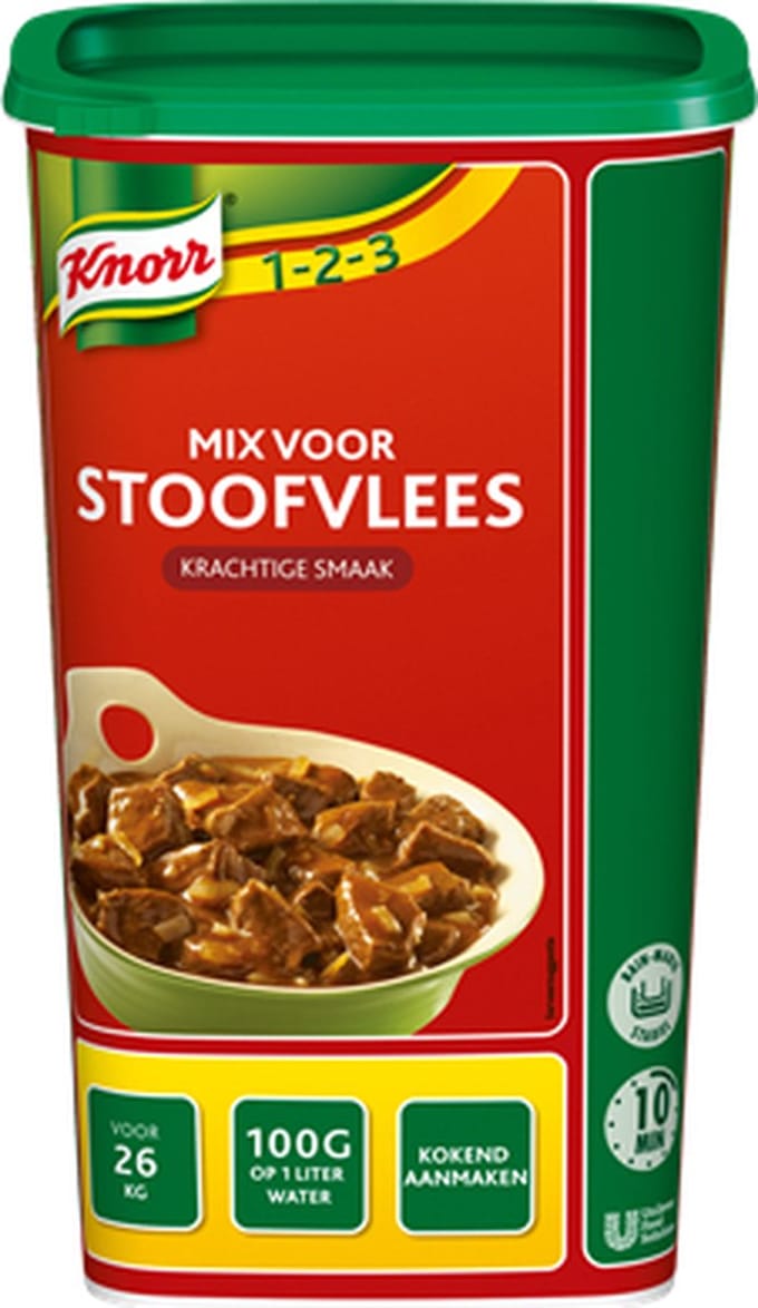 Knorr 1-2-3 Mix voor stoofvlees - Bus 1,4 kilo