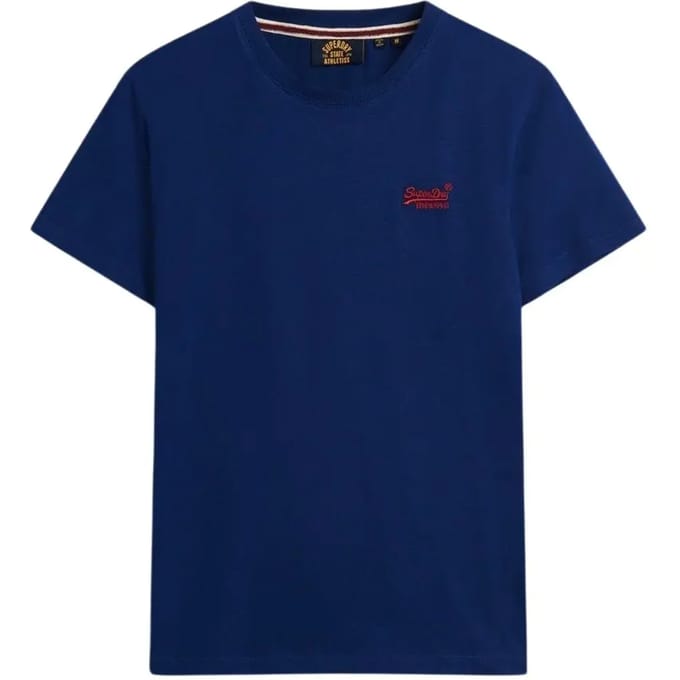 Superdry Essential T-Shirt Donkerblauw - Maat 3XL - Heren