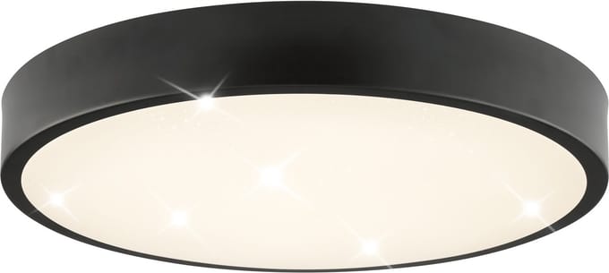 Brilliant Slimline Starry - Ø 39 cm - LED 11W - 4000K - Zwart/Wit