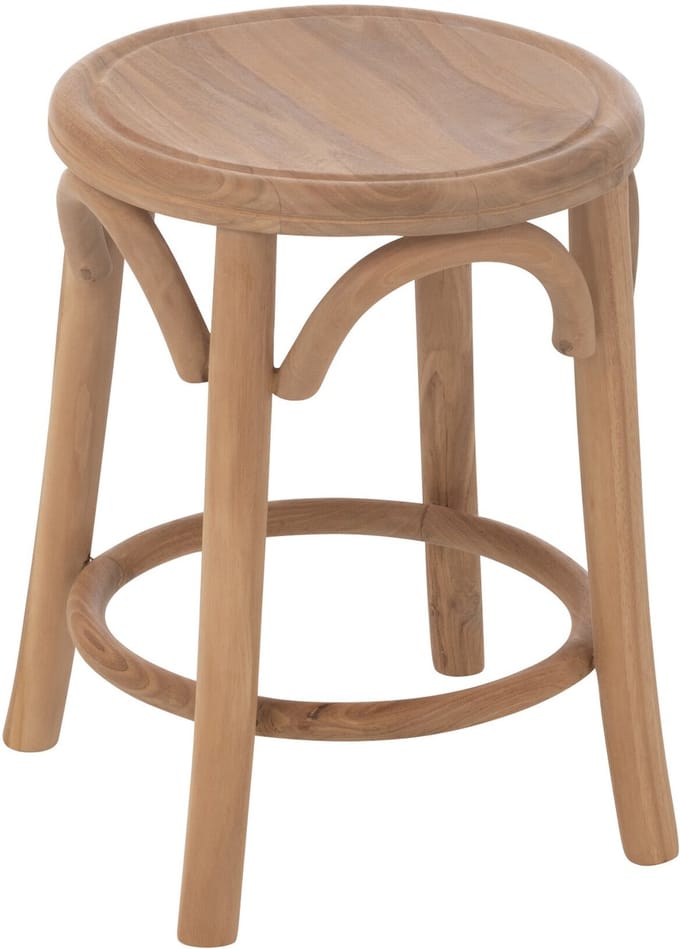 J-Line kruk Ali - teak hout - naturel