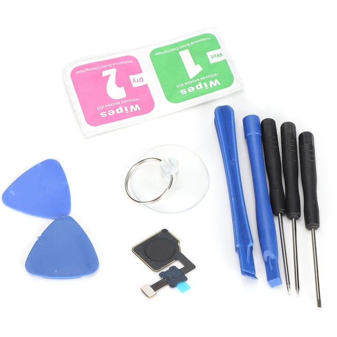 Câble Flex Bouton Home PCB Câble Flex Bouton Capteur d'Empreintes Digitales pour Smartphone Google Pixel 2XL noir