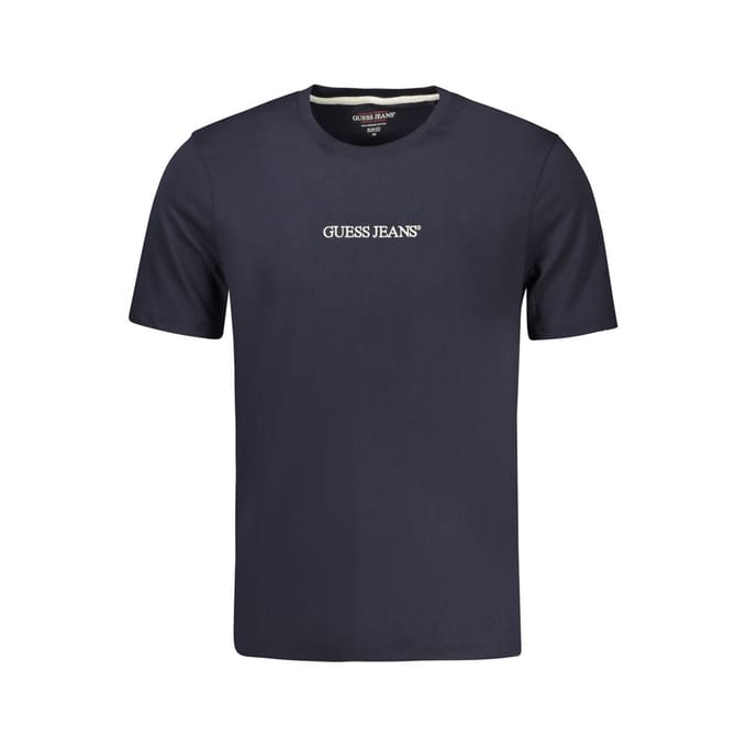 Guess Jeans Blu Organic Katoen Heren T-Shirt