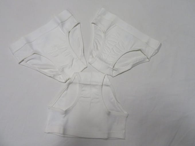 petit bateau , jongens, onderbroek , slip , 3 pack , wit , 6 jaar 114