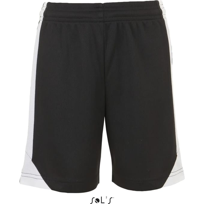 SOL'S Kids´ Olimpico Contrast Short LT01720 - Black/White - 6 Jahre (116)