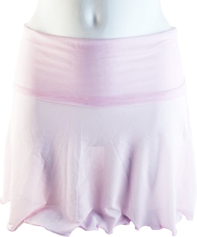 BamBella® - Erotische rok - Onesize - Doorzichtig doorschijnend stretch Roze