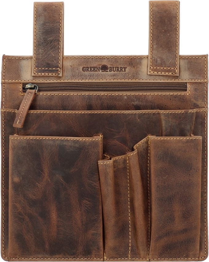 Greenburry Vintage Gereedschapstas Leer 23 cm - Jongens - brown