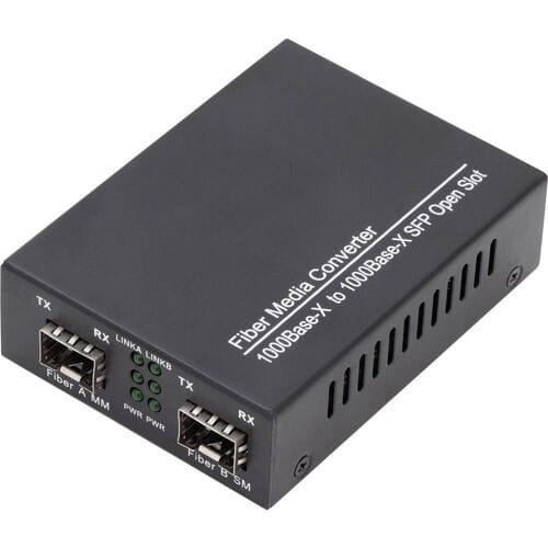DIGITUS DN-82133 Gigabit Multimode/Singlemode Media Converter SFP